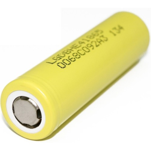 Аккумулятор 18650 2500mAh, 20A, 4.2/3.6/2.5V, Yellow LG (LGDBFIE41865 (LG HE4)) Аккумулятор 18650 2500mAh, 20A, 4.2/3.6/2.5V, Yellow LG (LGDBFIE41865 (LG HE4))