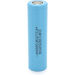 Акумулятор 18650 3450mAh, 10A, 4.2/3.63/2.5V, Cyan LG (LGDBM361865 (LG M36))