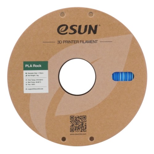Пластик для 3D-принтера eSUN PLA Rock 1,75mm 1kg BLUESCHIST (PLA-ROCK175O-BC1P1)