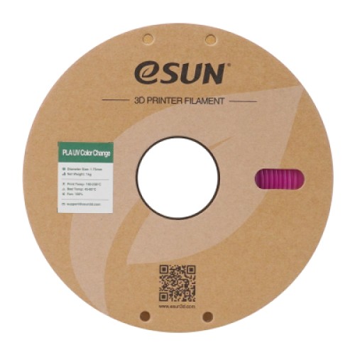 Пластик для 3D-принтера eSUN PLA UV 1,75mm 1kg Fuchsia (PLA-UV CC175UV-F1P1)