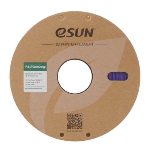Пластик для 3D-принтера eSUN PLA UV 1,75mm 1kg Purple (PLA-UV CC175UV-Z1P1)