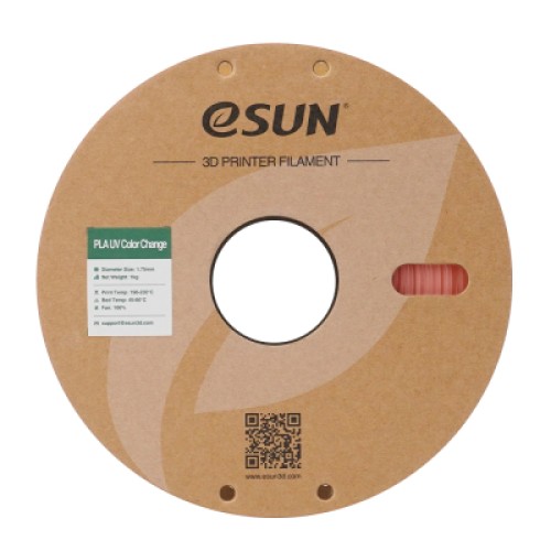 Пластик для 3D-принтера eSUN PLA UV 1,75mm 1kg Red (PLA-UV CC175UV-R1P1)