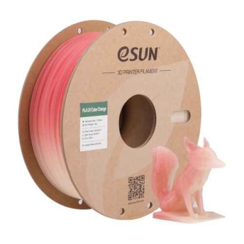 Пластик для 3D-принтера eSUN PLA UV 1,75mm 1kg Red (PLA-UV CC175UV-R1P1)