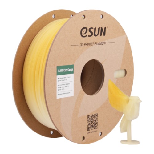 Пластик для 3D-принтера eSUN PLA UV 1,75mm 1kg Yellow (PLA-UV CC175UV-Y1P1)