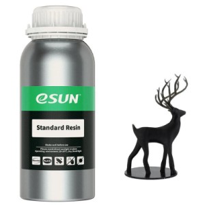 Фотополимерная смола eSUN Resin standard UV/LCD Black 1kg (STANDARDRESIN-B1000G)