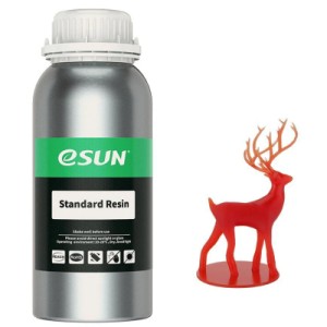 Фотополимерная смола eSUN Resin standard UV/LCD Red 1kg (STANDARDRESIN-R1000G)