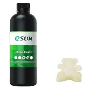 Фотополімерна смола eSUN Resin-Elastic Transparent Yellow 0,5kg (ERESIN-ELASTIC)