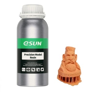 Фотополимерная смола eSUN Resin Precision UV/LCD Orange Red 0,5kg (PRECISION MODEL RESIN OR500G)