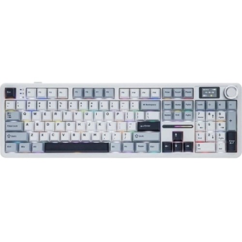 Клавиатура Aula F108 Pro Reaper Switch USB/Bluetooth/2.4G White (6978080501318)