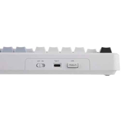 Клавиатура Aula F108 Pro Reaper Switch USB/Bluetooth/2.4G White (6978080501318)