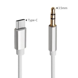 Переходник USB-C M to 3.5mm F 1.0m white XoKo (AUX-002-WH)
