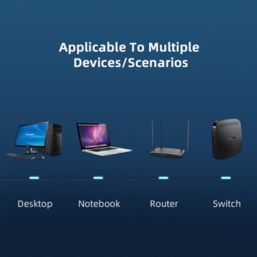 Патч-корд 15м UTP cat 6 RJ45 TopSpeed Ethernet Flat Cable Black Essager (EXCWXB-JSE01)