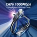 Патч-корд 3м UTP cat 6 RJ45 TopSpeed Ethernet Round Cable Black Essager (EXCWXY-JSC01)