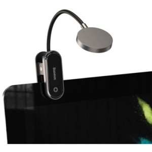 Настільна лампа Baseus Comfort Reading Mini Clip Lamp with battery Dark Gray (DGRAD-0G)