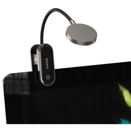 Настольная лампа Baseus Comfort Reading Mini Clip Lamp with battery Dark Gray (DGRAD-0G)