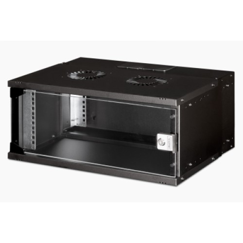Шкаф настенный Digitus 4U SOHO Pro 19" 540*400*240мм(Ш*Г*В), black (DN-49201)