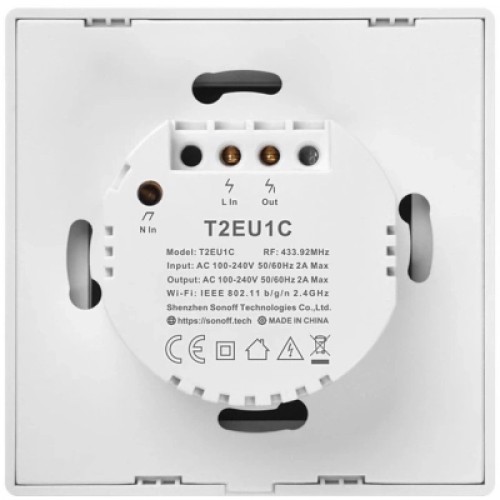 Умный выключатель Sonoff T2EU1C-TX