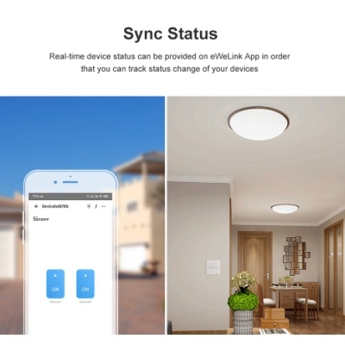 Умный выключатель Sonoff T3EU2C-TX