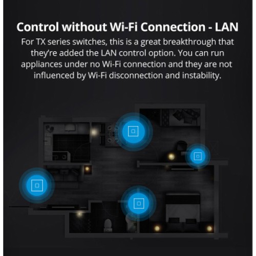 Умный выключатель Sonoff T3EU2C-TX