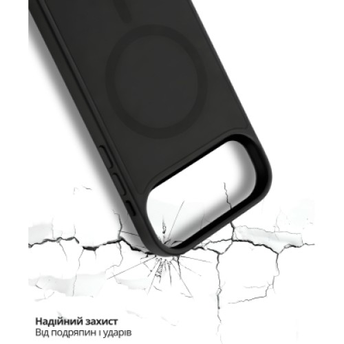 Чехол для мобильного телефона BeCover FIBRA ArcLine MagSafe Apple iPhone 17 Air Black (715375)