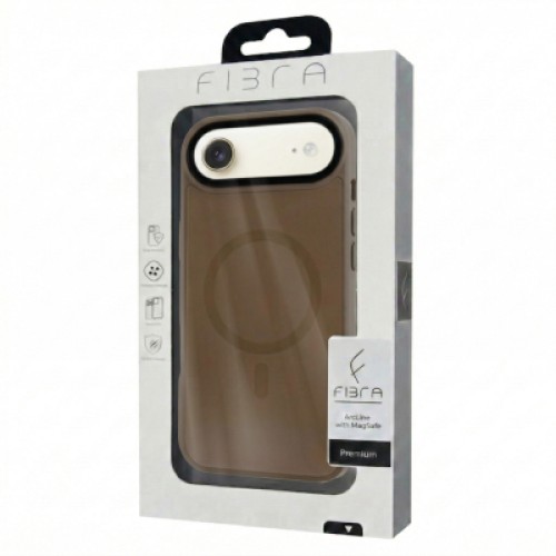 Чехол для мобильного телефона BeCover FIBRA ArcLine MagSafe Apple iPhone 17 Air Brown (715376)