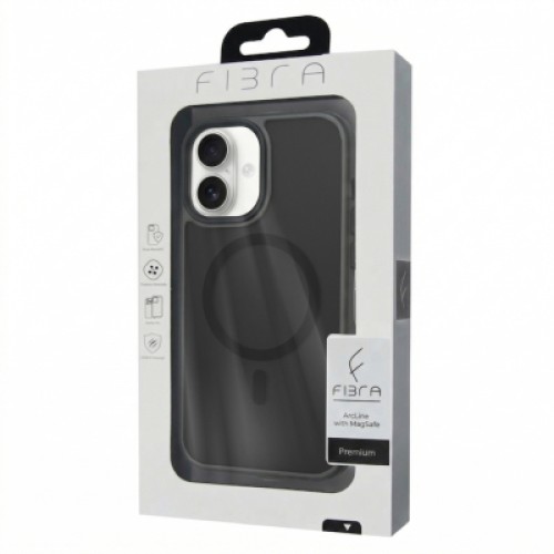 Чехол для мобильного телефона BeCover FIBRA ArcLine MagSafe Apple iPhone 17 Black (715372)