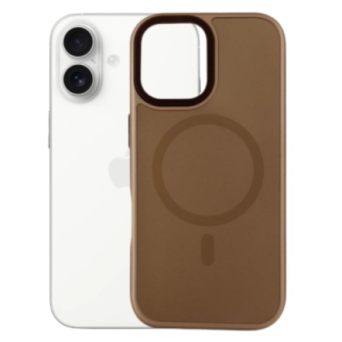 Чехол для мобильного телефона BeCover FIBRA ArcLine MagSafe Apple iPhone 17 Brown (715373)