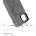 Чехол для мобильного телефона BeCover FIBRA ArcLine MagSafe Apple iPhone 17 Gray (715374)