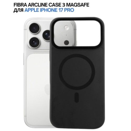 Чехол для мобильного телефона BeCover FIBRA ArcLine MagSafe Apple iPhone 17 Pro Black (715381)