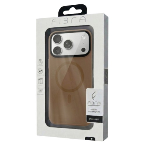 Чехол для мобильного телефона BeCover FIBRA ArcLine MagSafe Apple iPhone 17 Pro Max Brown (715388)