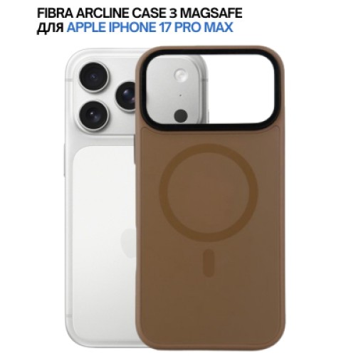 Чехол для мобильного телефона BeCover FIBRA ArcLine MagSafe Apple iPhone 17 Pro Max Brown (715388)