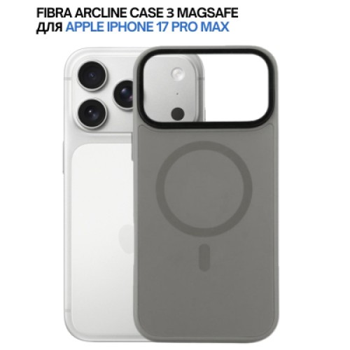 Чехол для мобильного телефона BeCover FIBRA ArcLine MagSafe Apple iPhone 17 Pro Max Gray (715389)