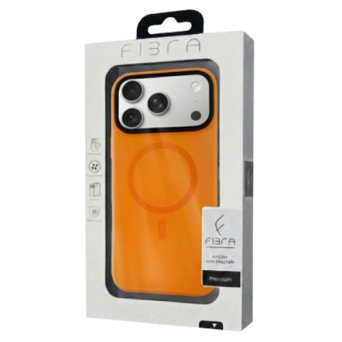 Чехол для мобильного телефона BeCover FIBRA ArcLine MagSafe Apple iPhone 17 Pro Orange (715385)