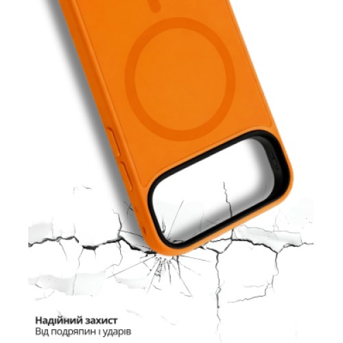 Чехол для мобильного телефона BeCover FIBRA ArcLine MagSafe Apple iPhone 17 Pro Orange (715385)