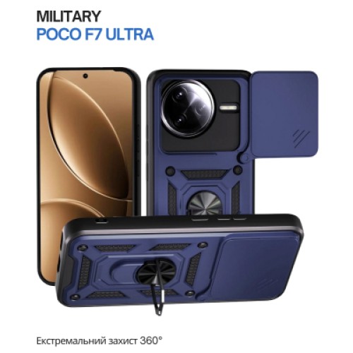 Чехол для мобильного телефона BeCover Military Poco F7 Ultra Blue (715401)