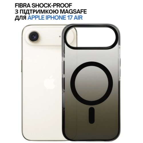 Чехол для мобильного телефона BeCover FIBRA Shock-Proof MagSafe Apple iPhone 17 Air Black (715450)