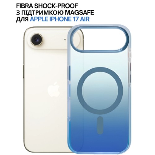 Чехол для мобильного телефона BeCover FIBRA Shock-Proof MagSafe Apple iPhone 17 Air Blue (715451)