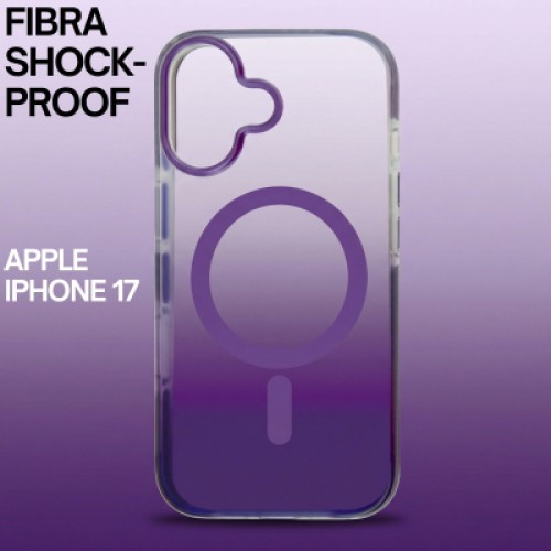 Чехол для мобильного телефона BeCover FIBRA Shock-Proof MagSafe Apple iPhone 17 Deep Purple (715442)