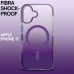 Чехол для мобильного телефона BeCover FIBRA Shock-Proof MagSafe Apple iPhone 17 Deep Purple (715442)