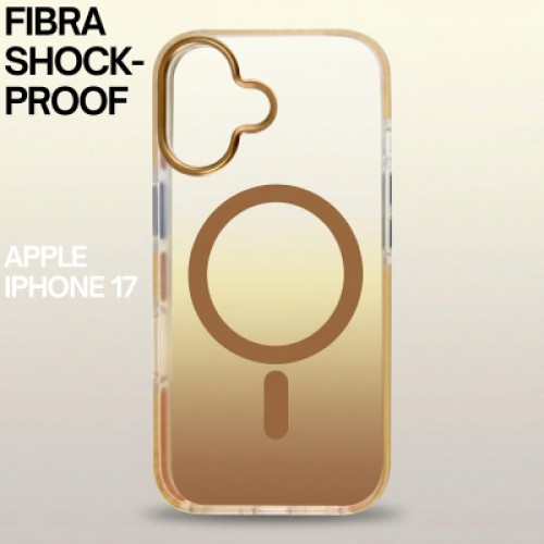 Чехол для мобильного телефона BeCover FIBRA Shock-Proof MagSafe Apple iPhone 17 Gold (715444)