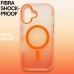 Чехол для мобильного телефона BeCover FIBRA Shock-Proof MagSafe Apple iPhone 17 Orange (715446)