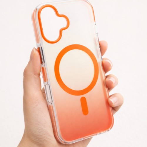 Чехол для мобильного телефона BeCover FIBRA Shock-Proof MagSafe Apple iPhone 17 Orange (715446)