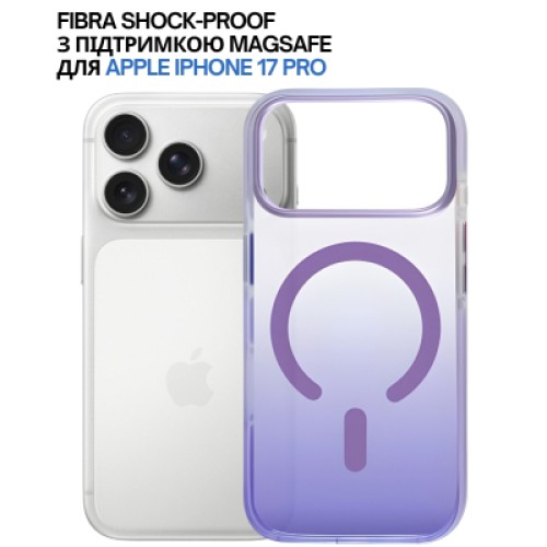 Чехол для мобильного телефона BeCover FIBRA Shock-Proof MagSafe Apple iPhone 17 Pro Light Purple (715464)
