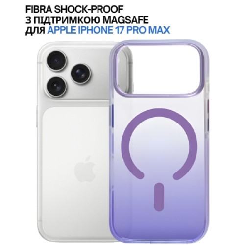 Чехол для мобильного телефона BeCover FIBRA Shock-Proof MagSafe Apple iPhone 17 Pro Max Light Purple (715472)