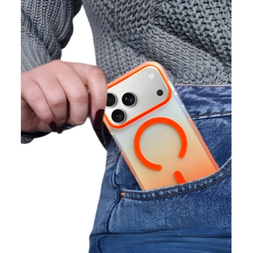 Чехол для мобильного телефона BeCover FIBRA Shock-Proof MagSafe Apple iPhone 17 Pro Max Orange (715473)