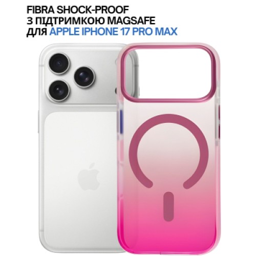 Чехол для мобильного телефона BeCover FIBRA Shock-Proof MagSafe Apple iPhone 17 Pro Max Pink (715474)