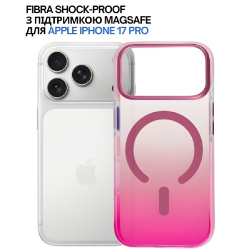 Чехол для мобильного телефона BeCover FIBRA Shock-Proof MagSafe Apple iPhone 17 Pro Pink (715466)