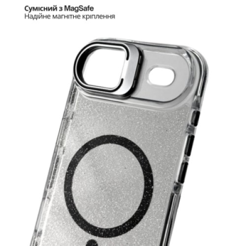 Чехол для мобильного телефона BeCover FIBRA Star Shine MagSafe Apple iPhone 17 Air Black (715418)