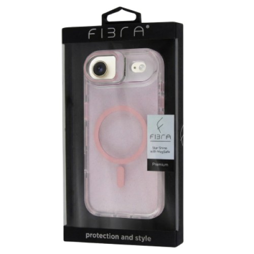 Чехол для мобильного телефона BeCover FIBRA Star Shine MagSafe Apple iPhone 17 Air Light Pink (715421)