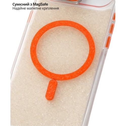 Чехол для мобильного телефона BeCover FIBRA Star Shine MagSafe Apple iPhone 17 Air Orange (715422)